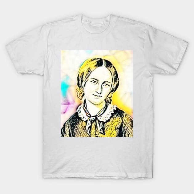 Emily Bronte Portrait | Emily Bronte Artwork 3 T-Shirt by JustLit